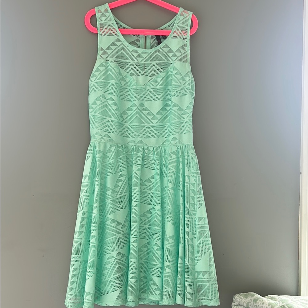 Mint Green Sleeveless Dress